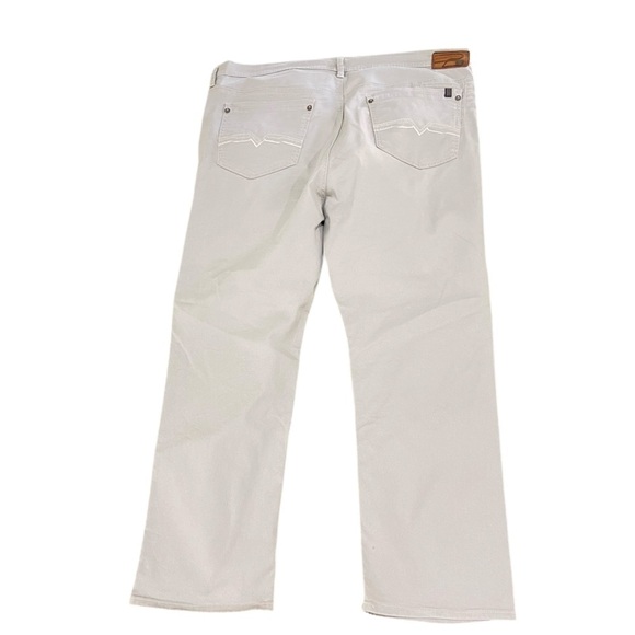 Men’s Buffalo David Bitton beige stretch cotton slim straight pants jeans 44/30 - Picture 3 of 12